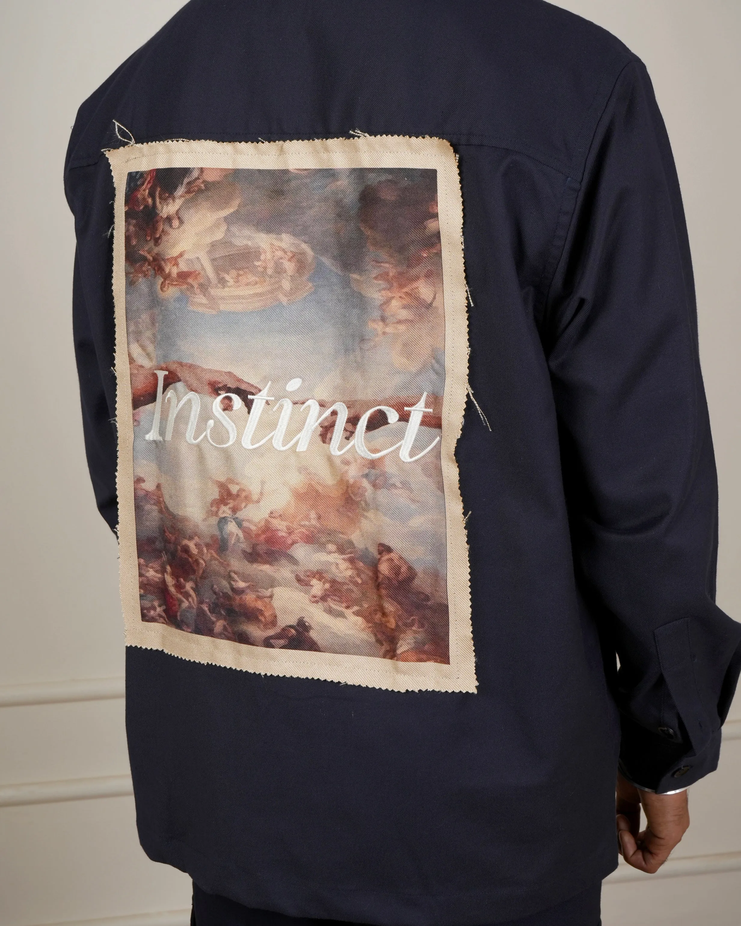 The Renaissance  Shacket - Navy Blue