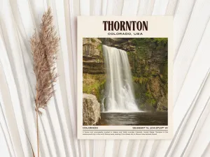 Thornton Vintage Wall Art, Colorado, USA