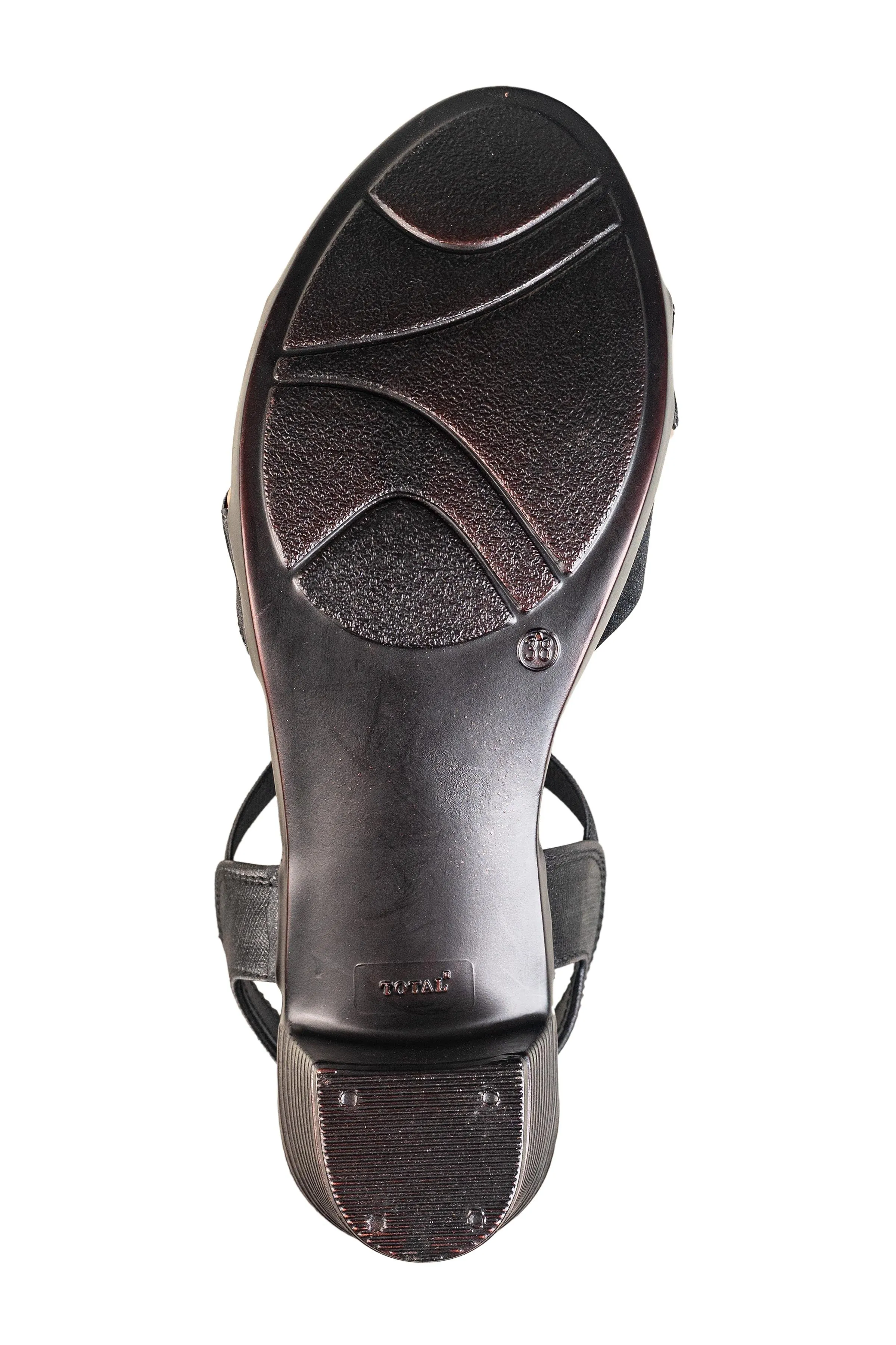 Titas Ladies Black / Beige Sandal (Trnz S 241208)