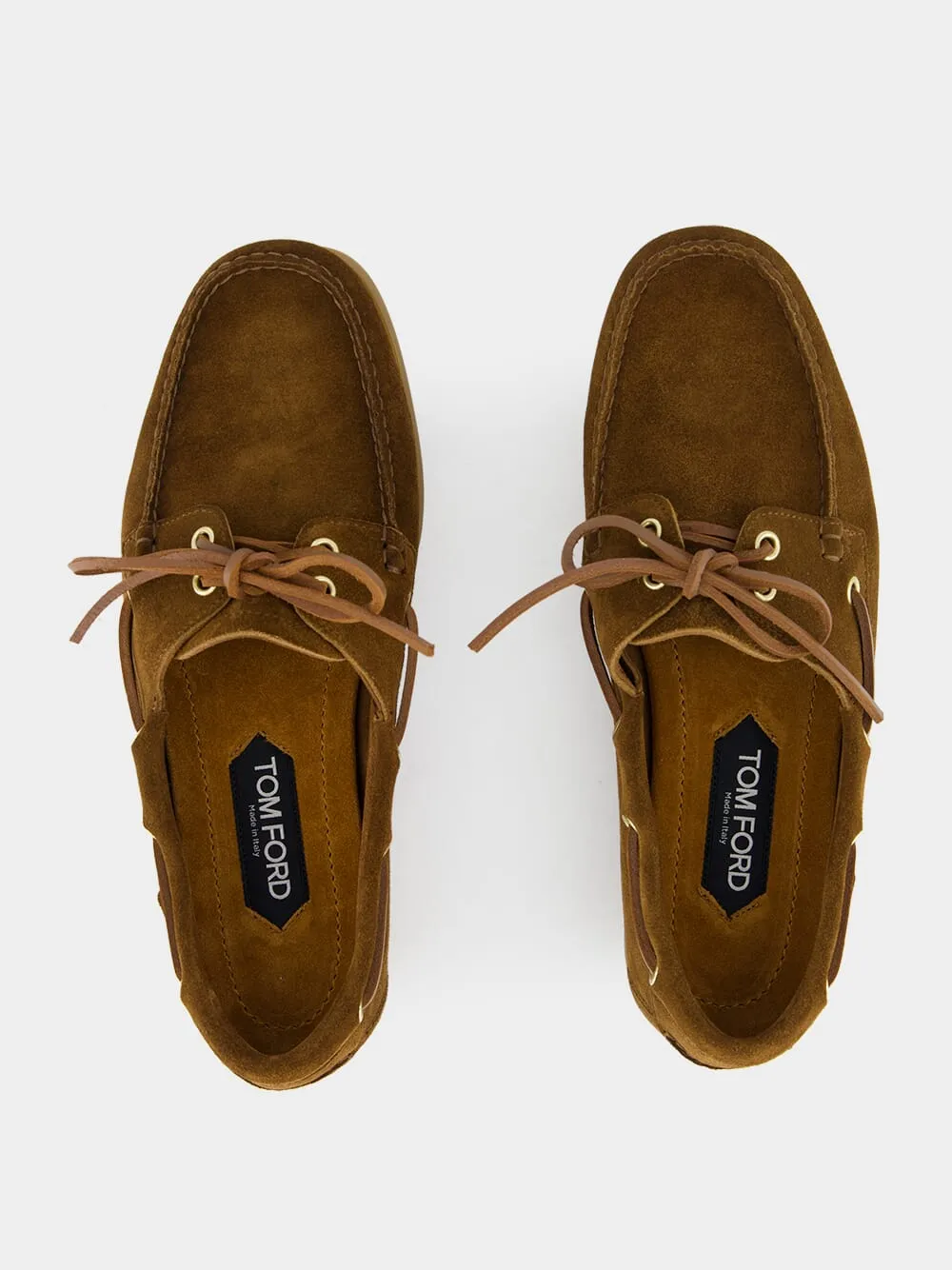 Tobacco Brown Robin Suede Loafers