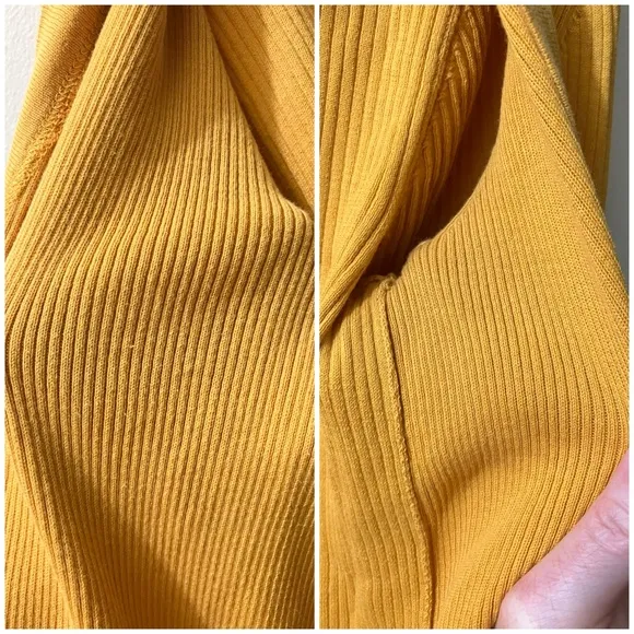 Tory Burch Shrunken Simone Cardigan Sweater Ribbed V Neck Cotton Size Small Logo