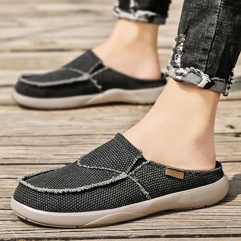 Travis | Men's Lightweight Summer Slip-On Canvas Loafers