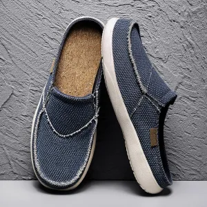 Travis | Men's Lightweight Summer Slip-On Canvas Loafers