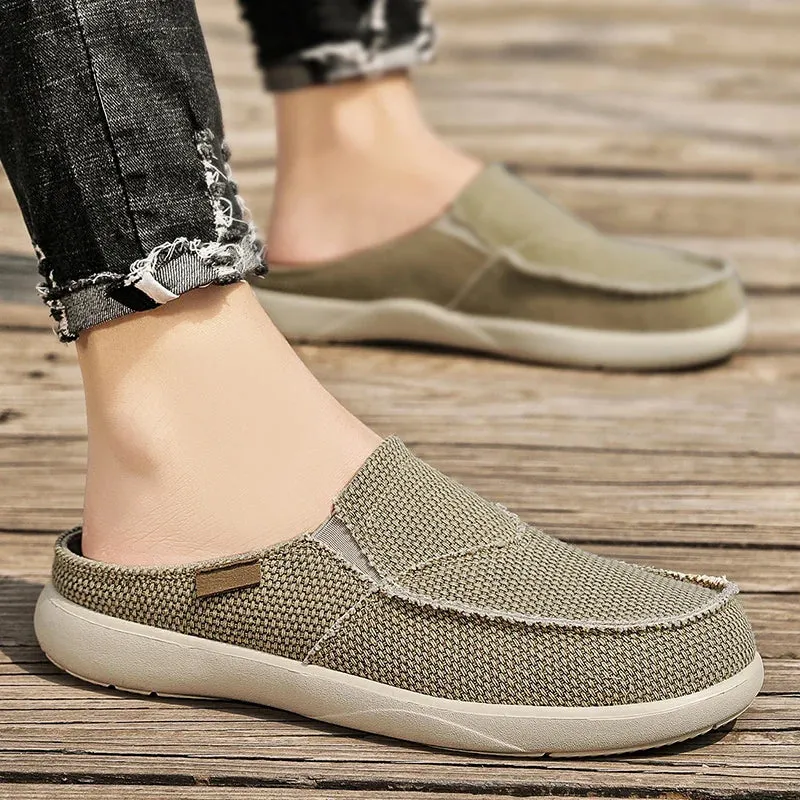 Travis | Men's Lightweight Summer Slip-On Canvas Loafers
