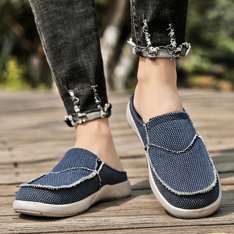 Travis | Men's Lightweight Summer Slip-On Canvas Loafers