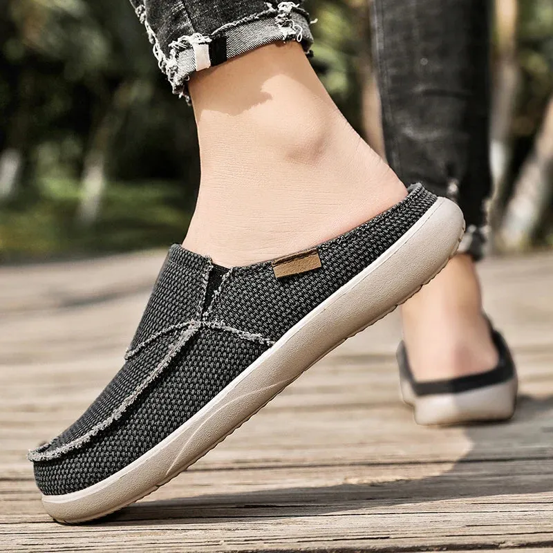 Travis | Men's Lightweight Summer Slip-On Canvas Loafers