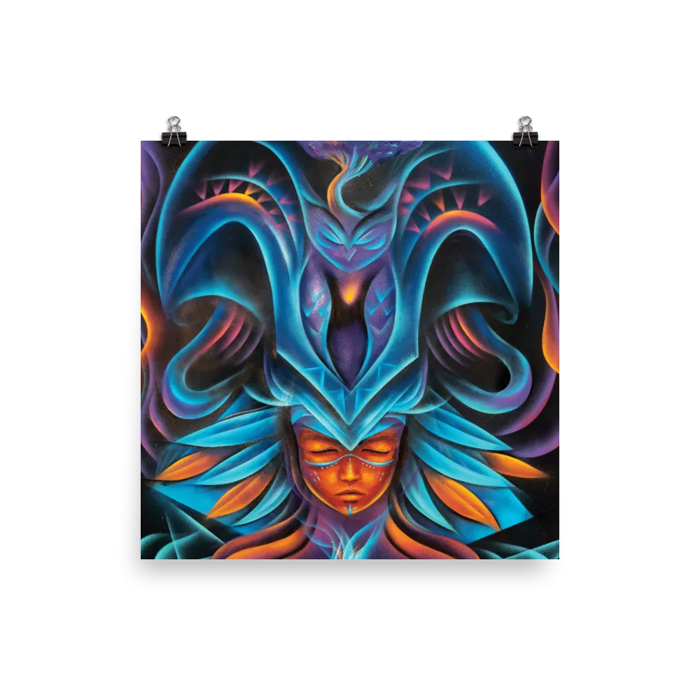 Tribal Heart Poster