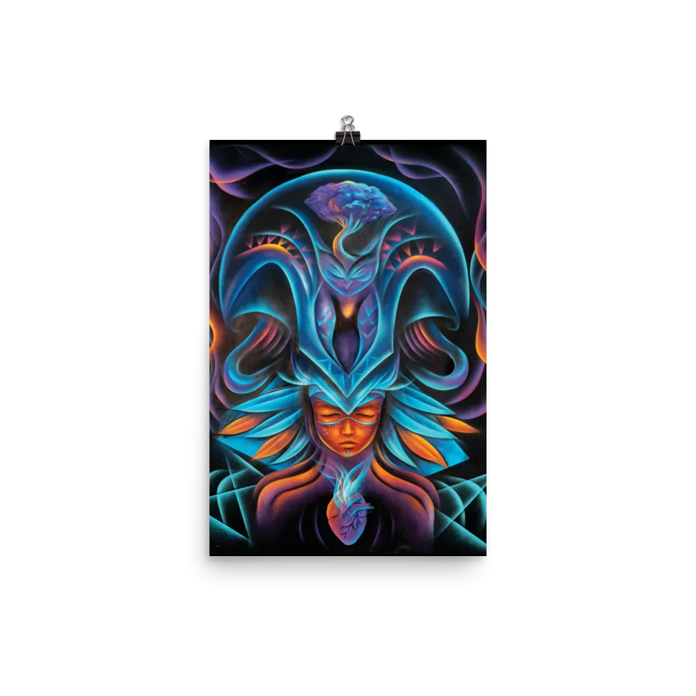 Tribal Heart Poster