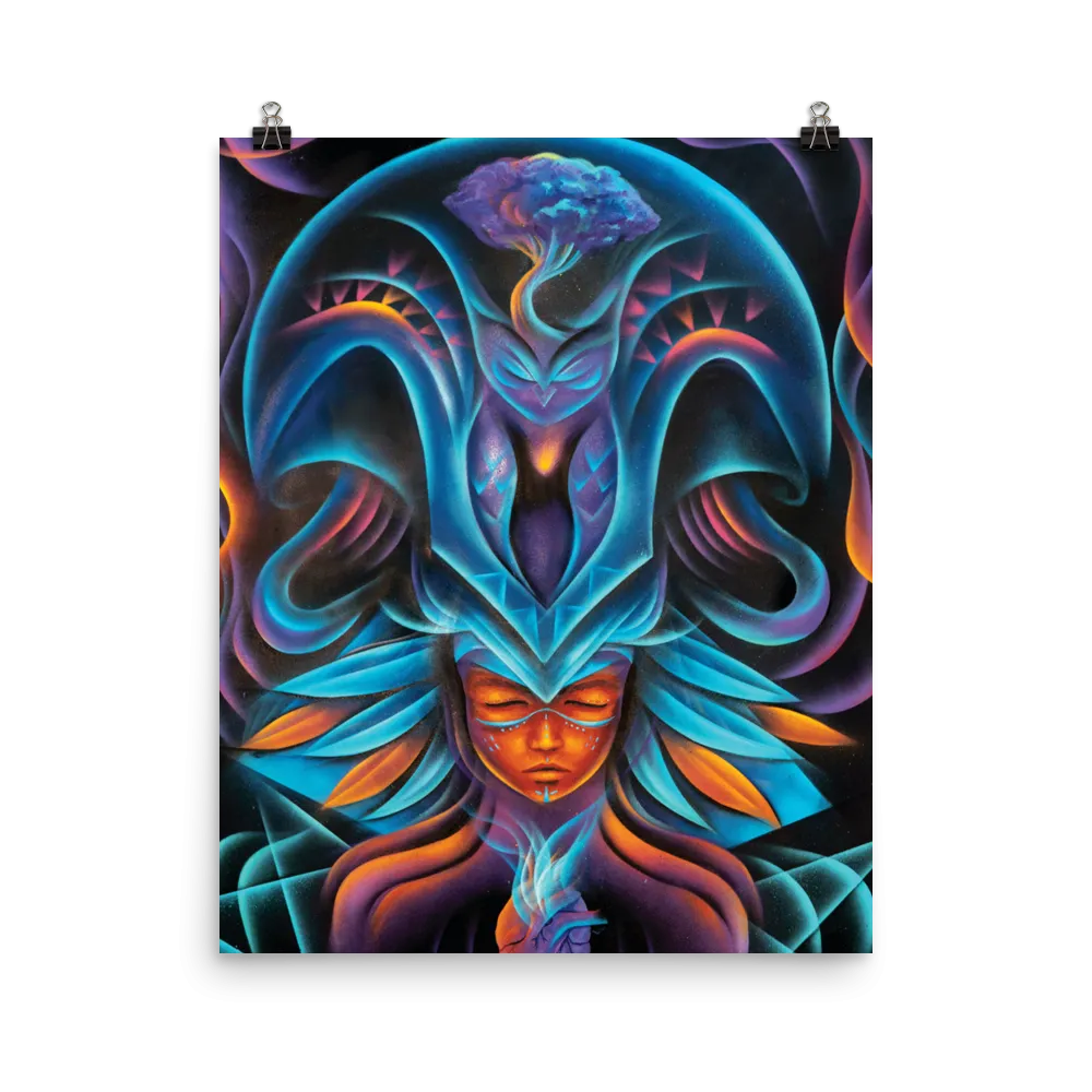 Tribal Heart Poster