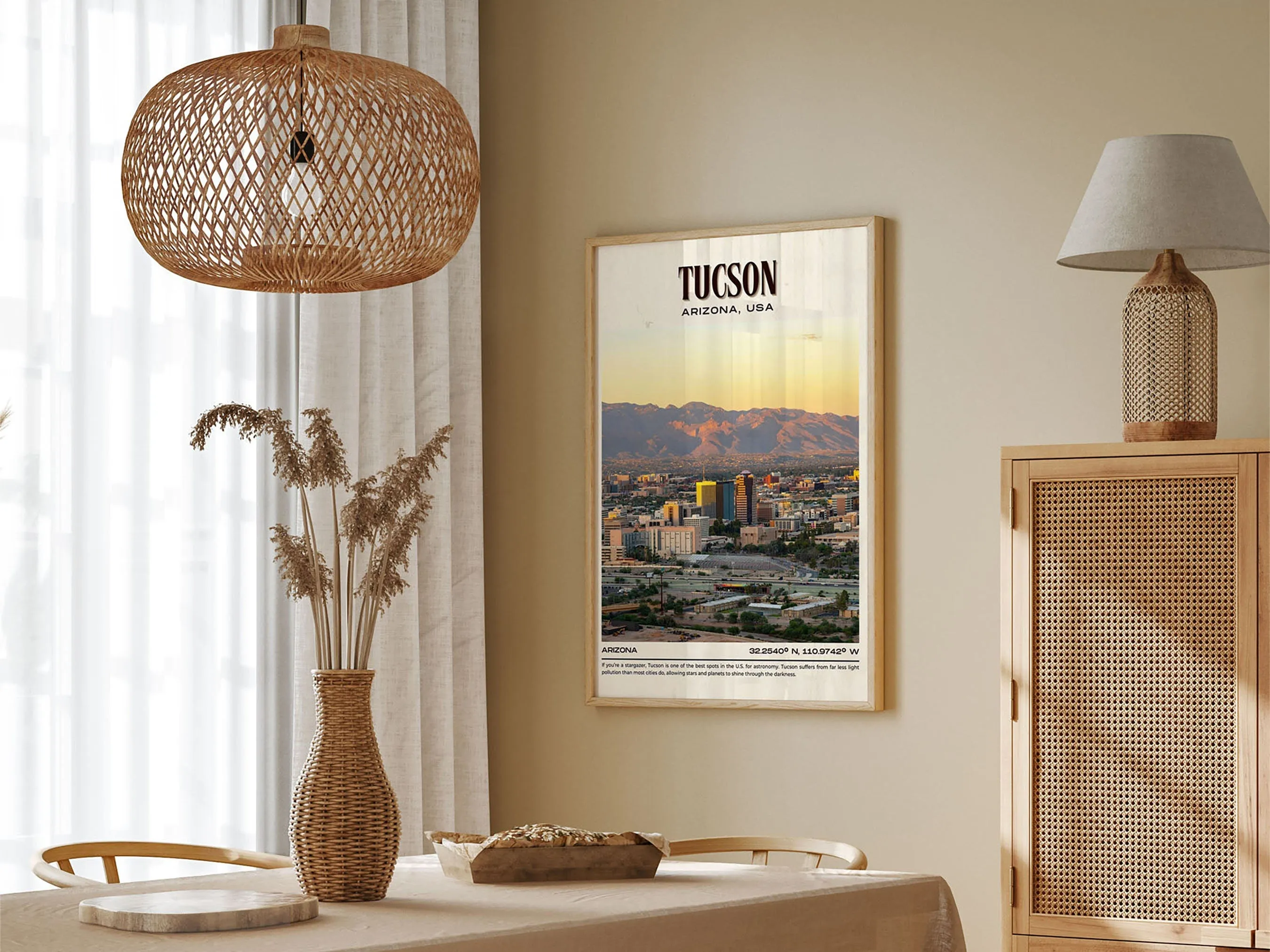 Tucson Vintage Wall Art, Arizona, USA