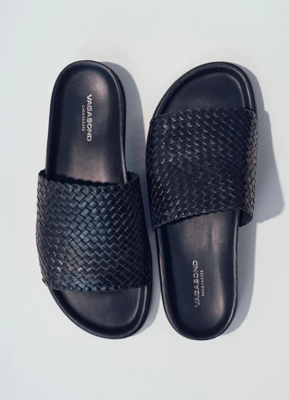 VAGABOND EFFIE WOVEN SLIDES