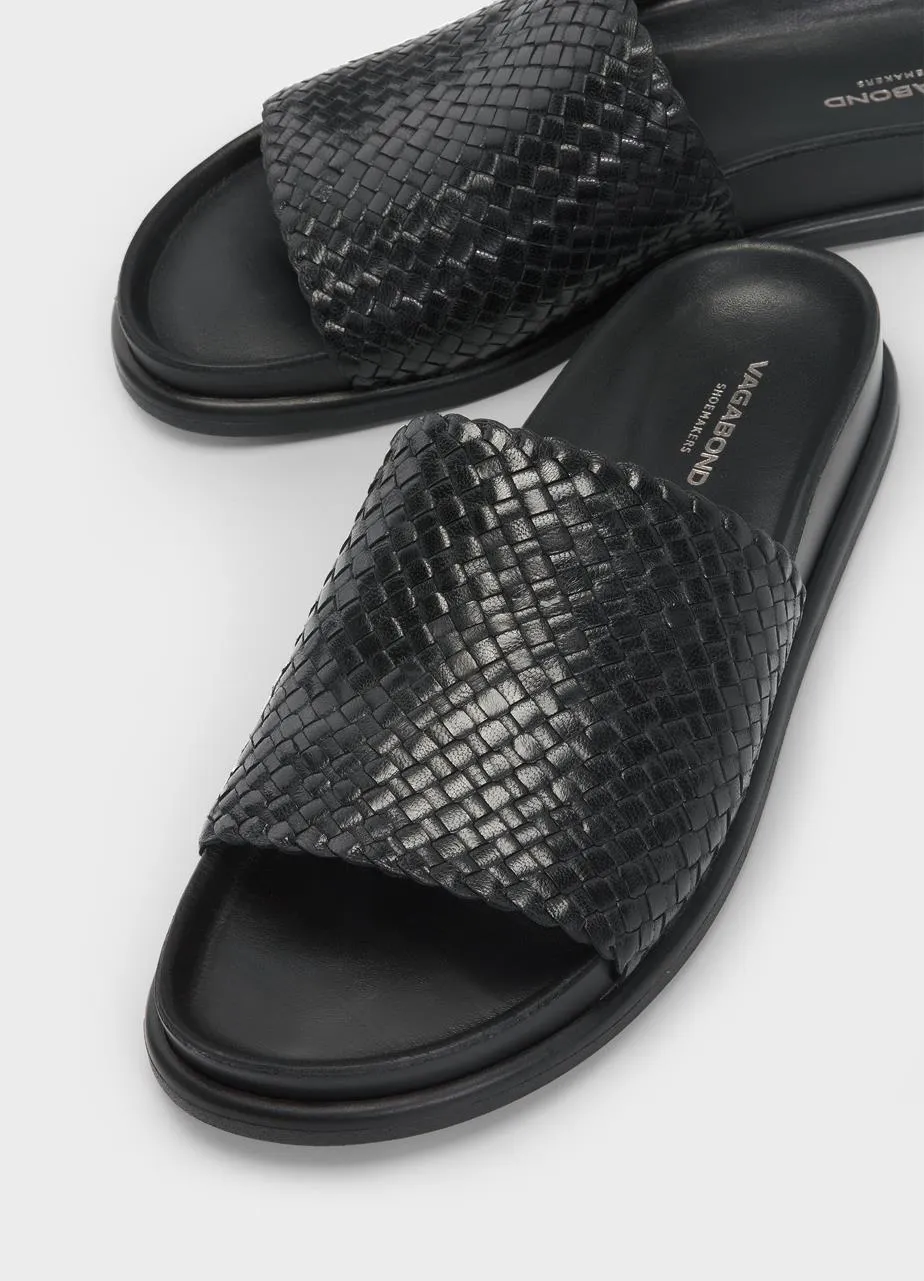 VAGABOND EFFIE WOVEN SLIDES