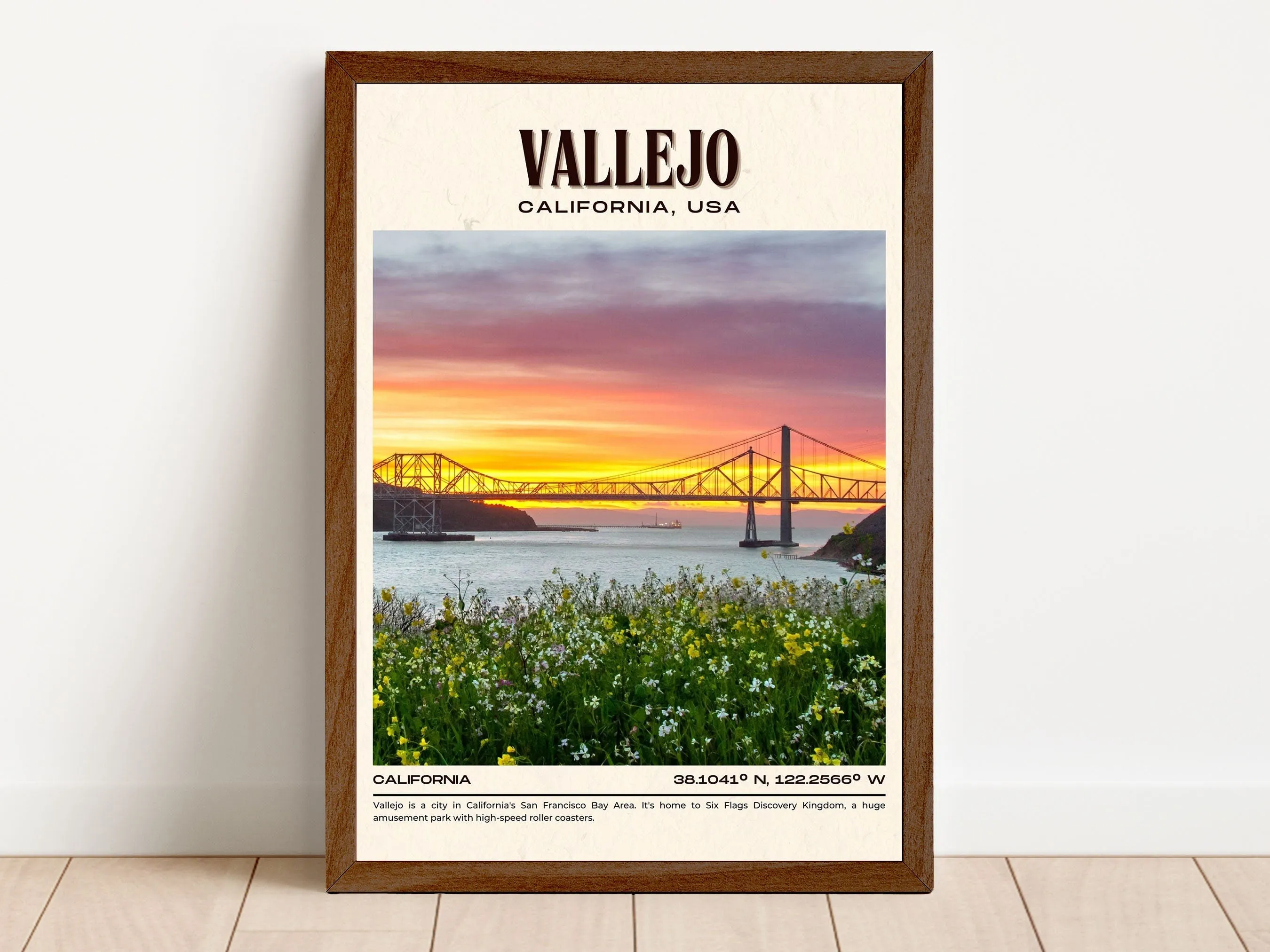 Vallejo Vintage Wall Art, California, USA