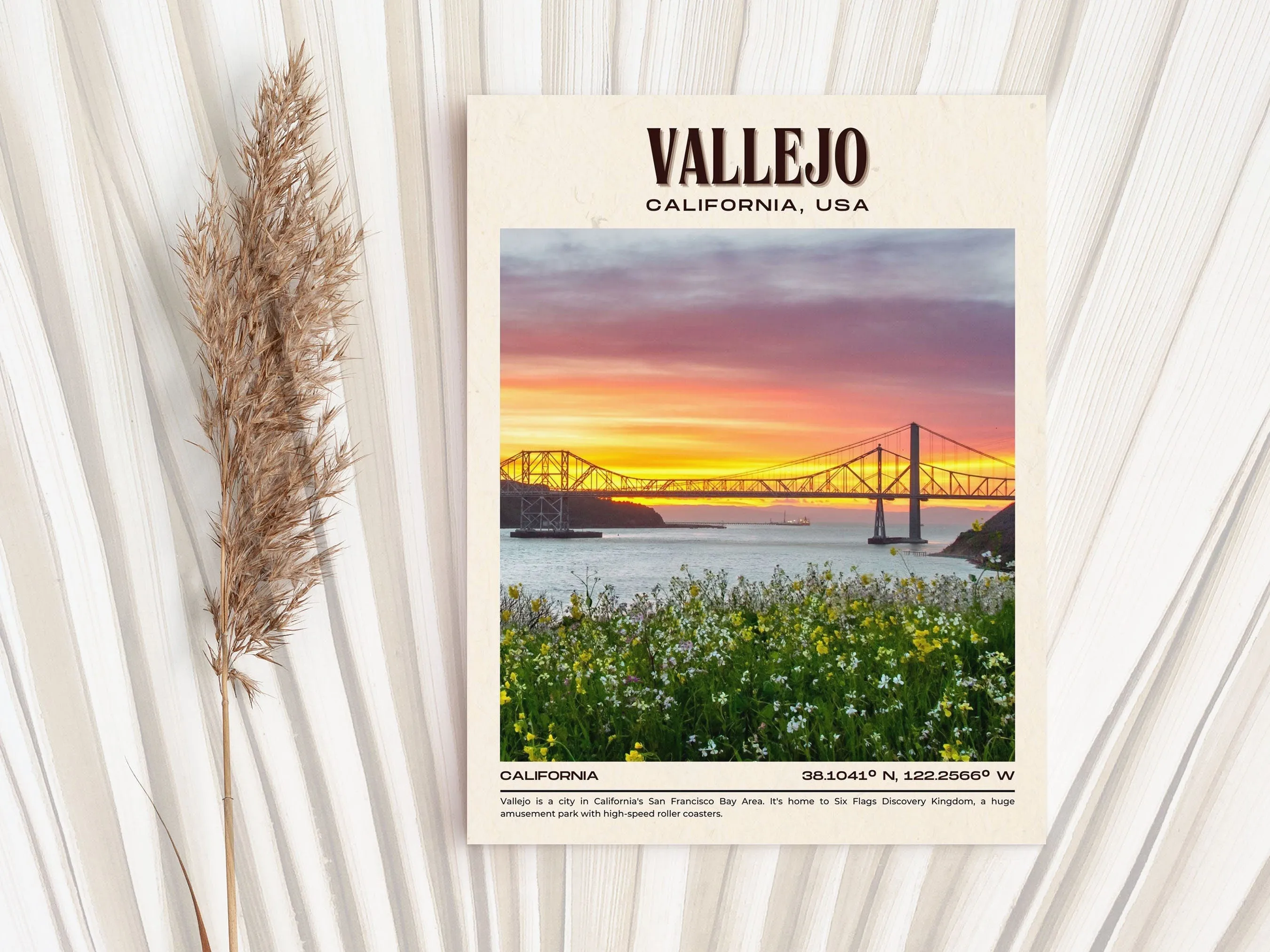 Vallejo Vintage Wall Art, California, USA