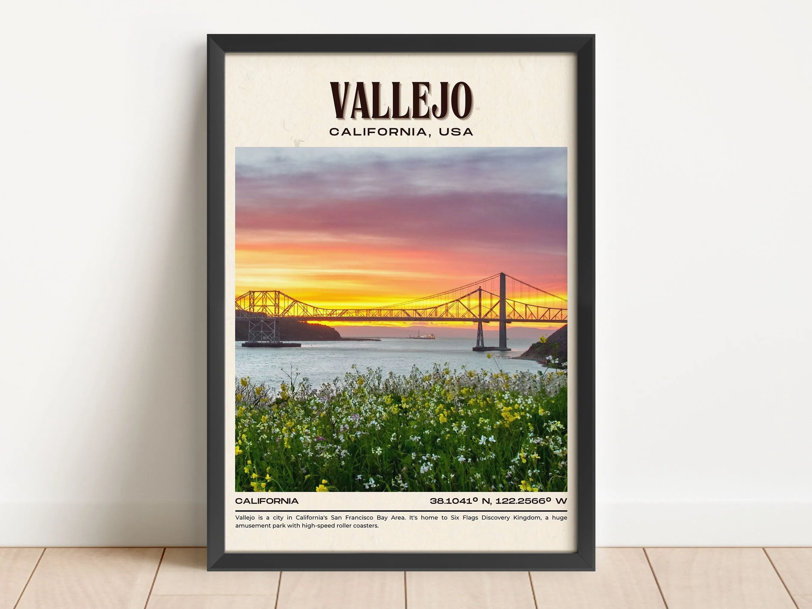 Vallejo Vintage Wall Art, California, USA