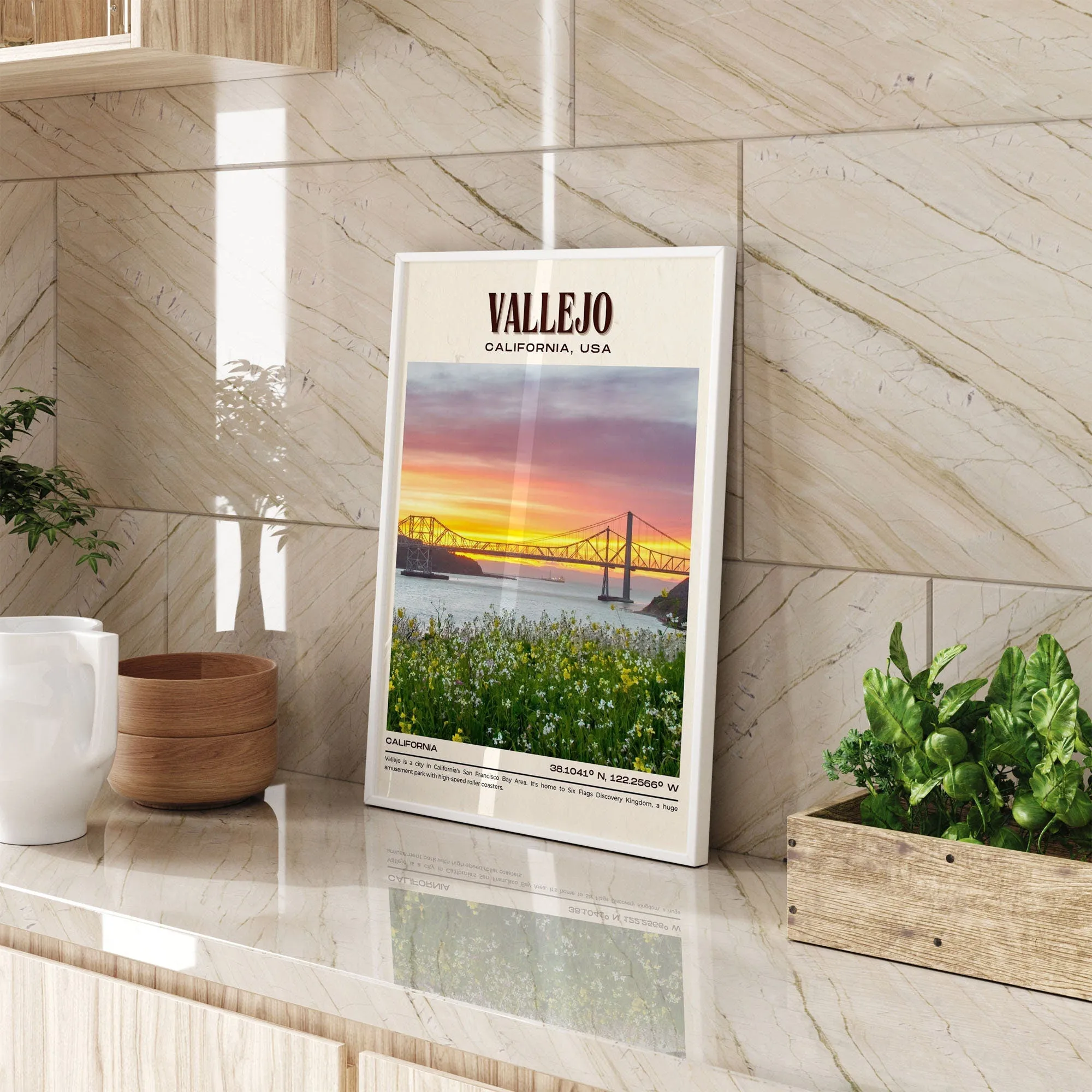 Vallejo Vintage Wall Art, California, USA