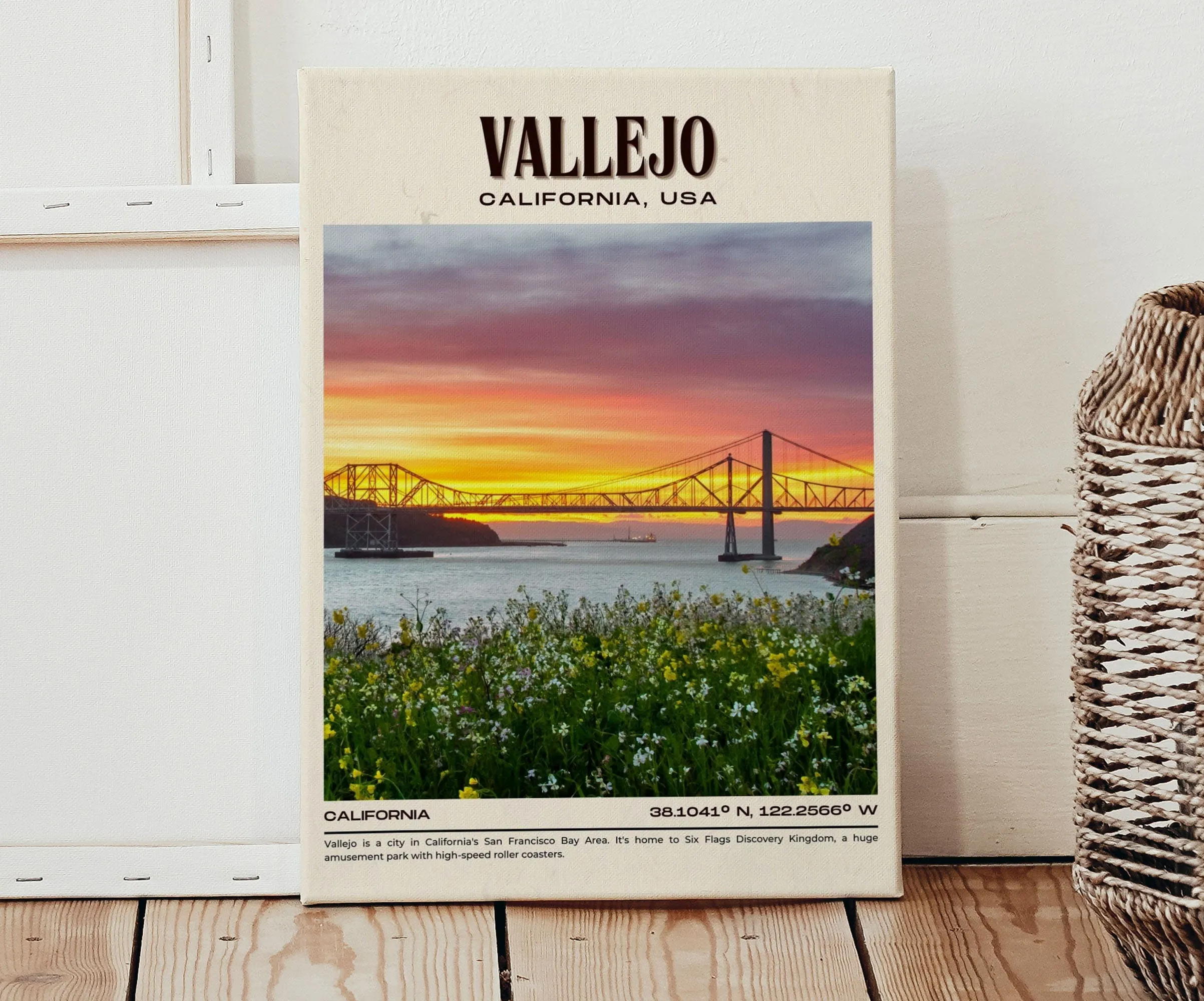 Vallejo Vintage Wall Art, California, USA