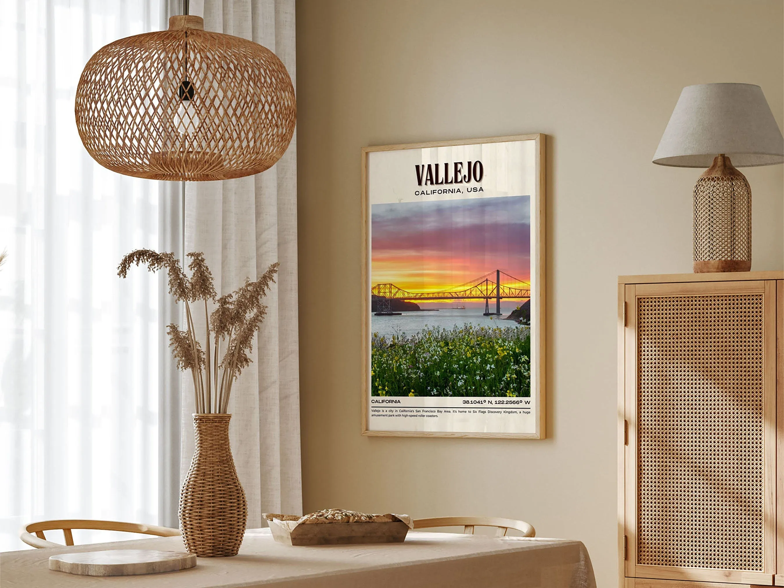 Vallejo Vintage Wall Art, California, USA