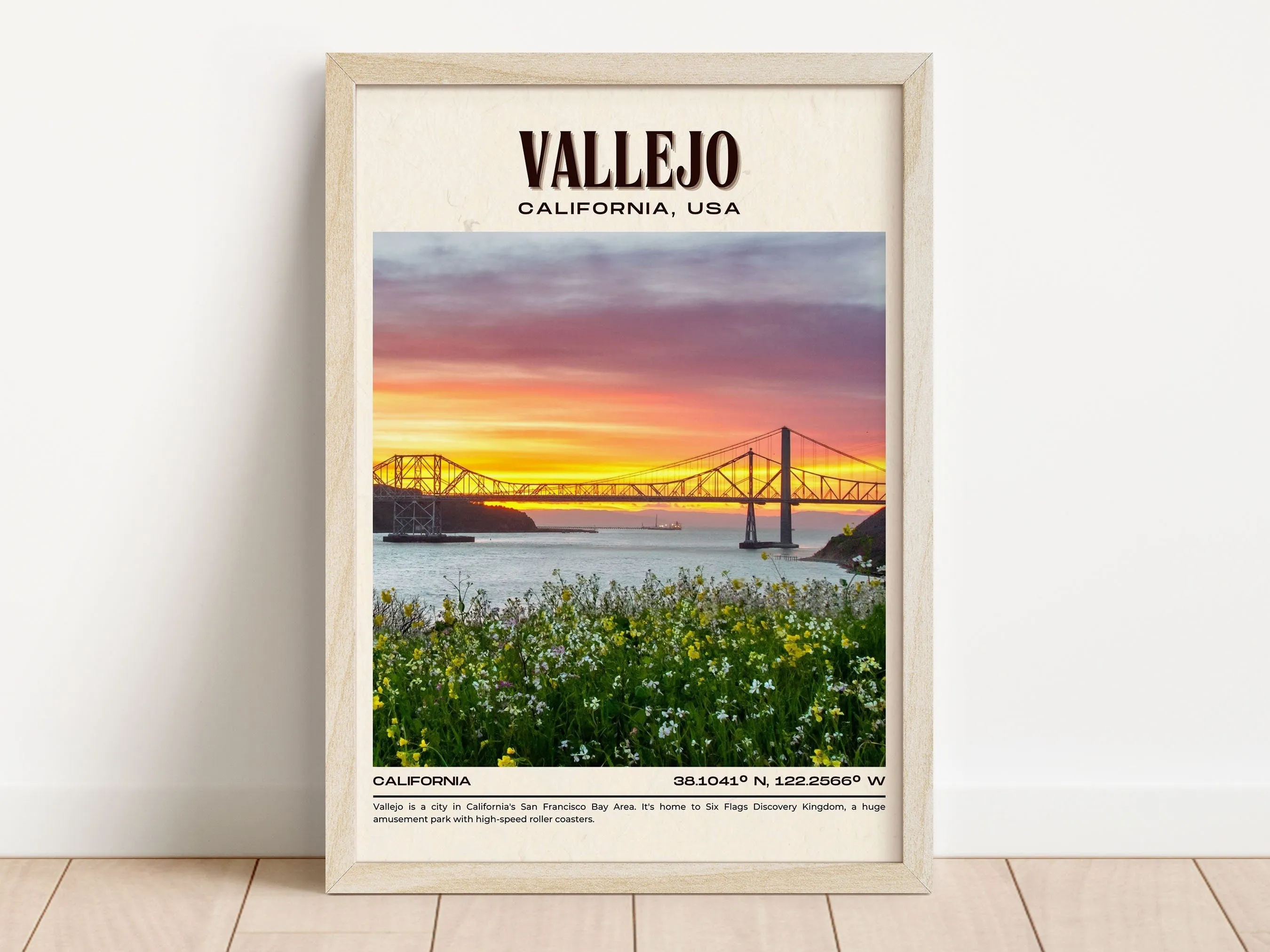 Vallejo Vintage Wall Art, California, USA