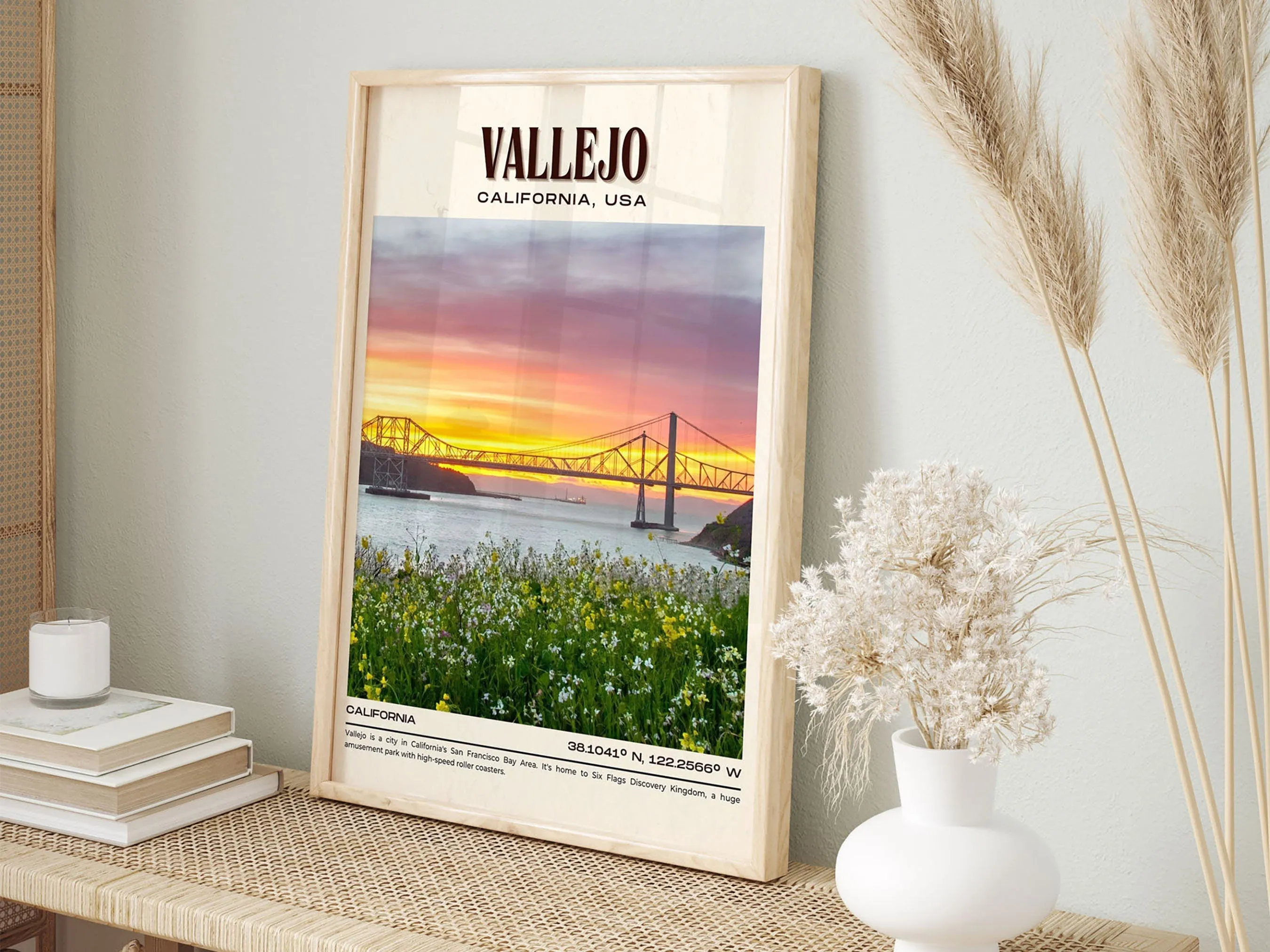 Vallejo Vintage Wall Art, California, USA
