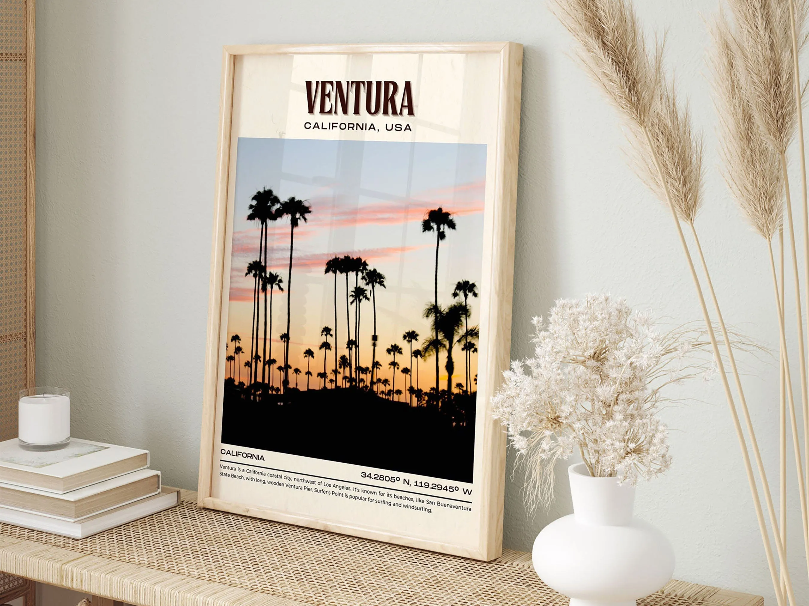Ventura Vintage Wall Art, California, USA