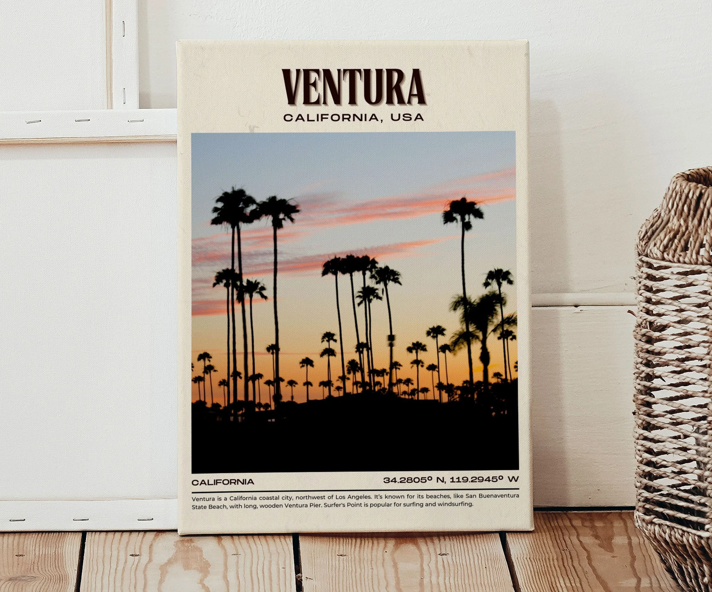 Ventura Vintage Wall Art, California, USA