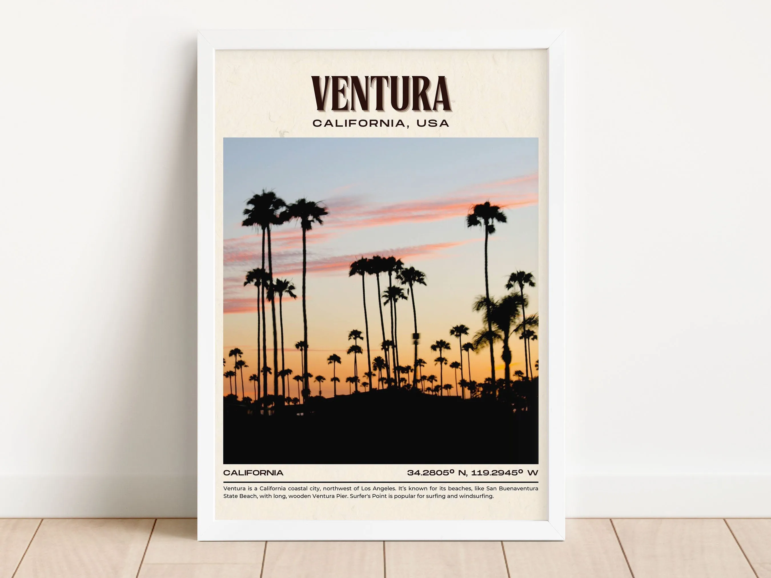 Ventura Vintage Wall Art, California, USA