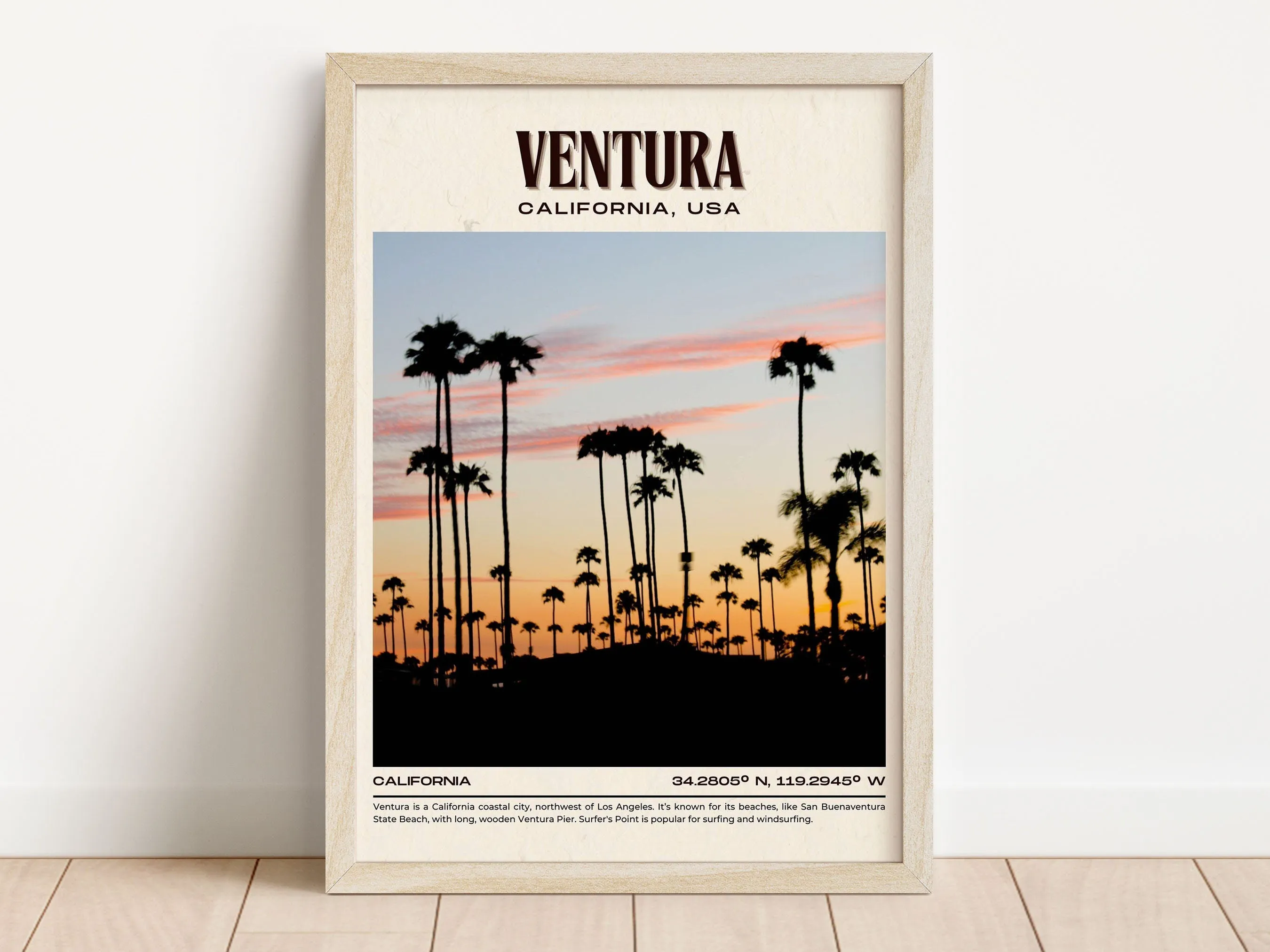 Ventura Vintage Wall Art, California, USA