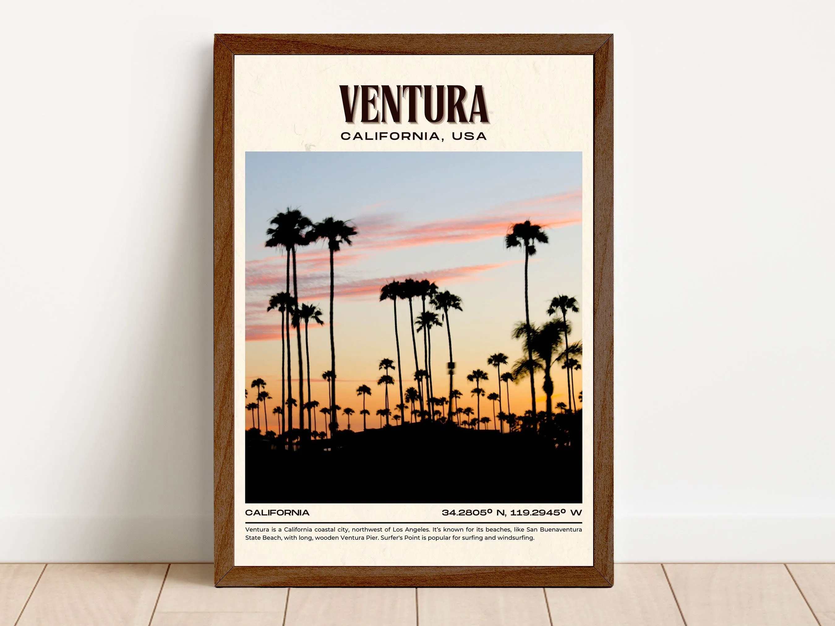 Ventura Vintage Wall Art, California, USA