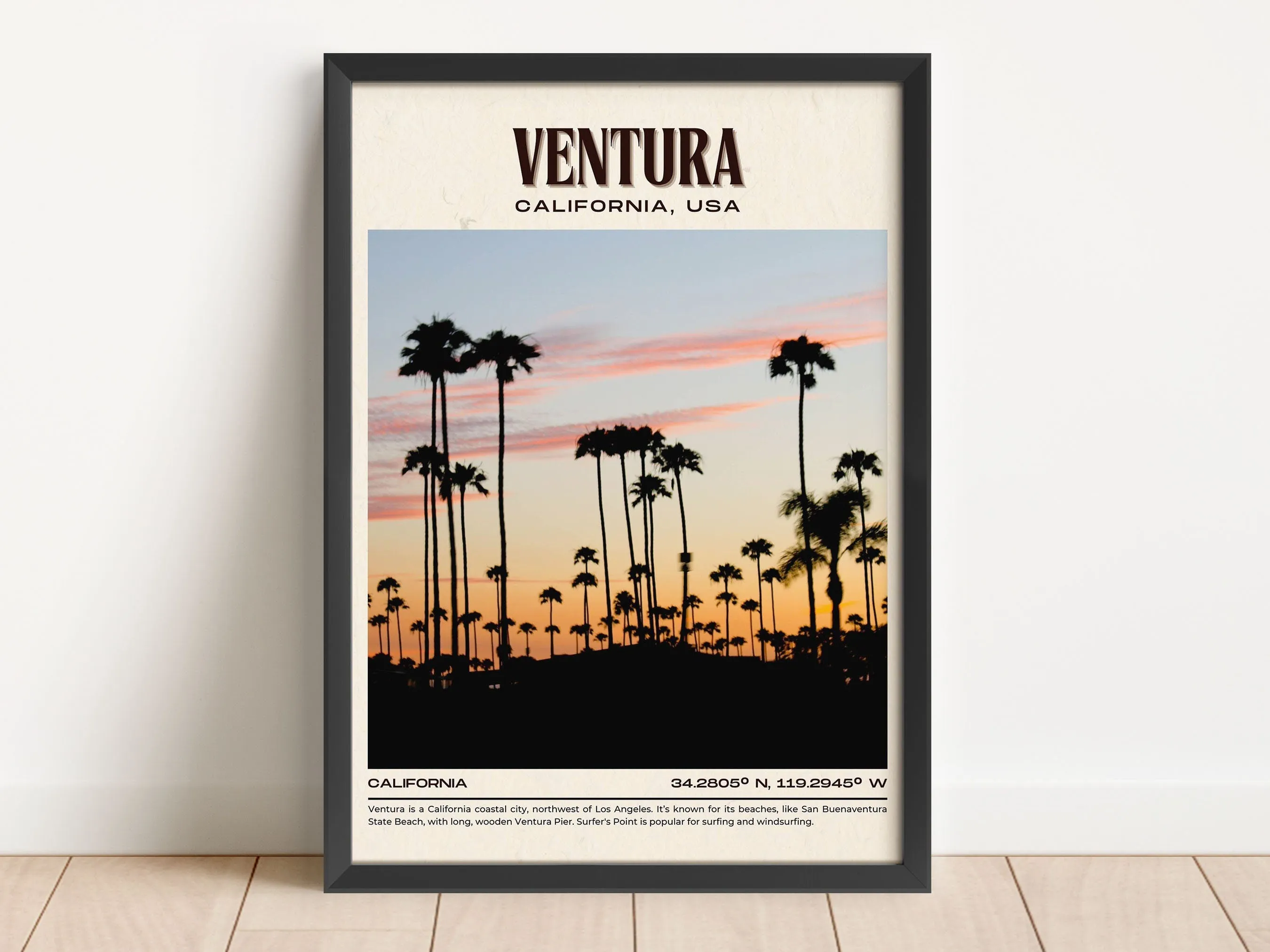 Ventura Vintage Wall Art, California, USA