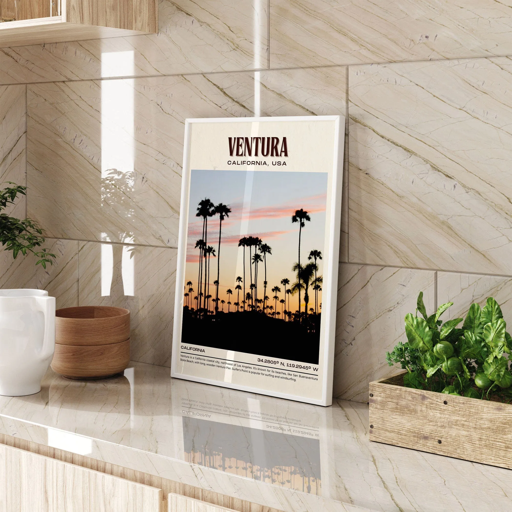 Ventura Vintage Wall Art, California, USA