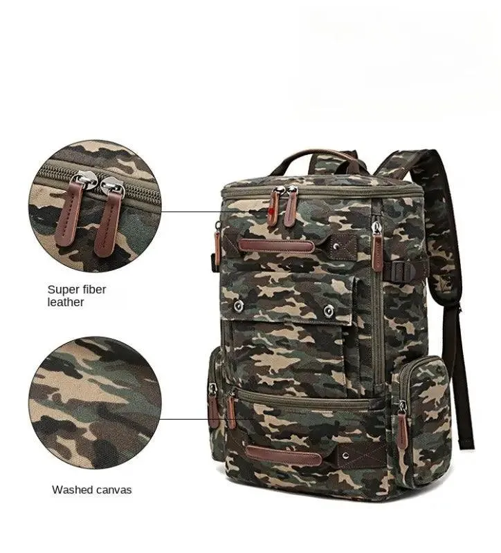 Versatile Canvas Backpack