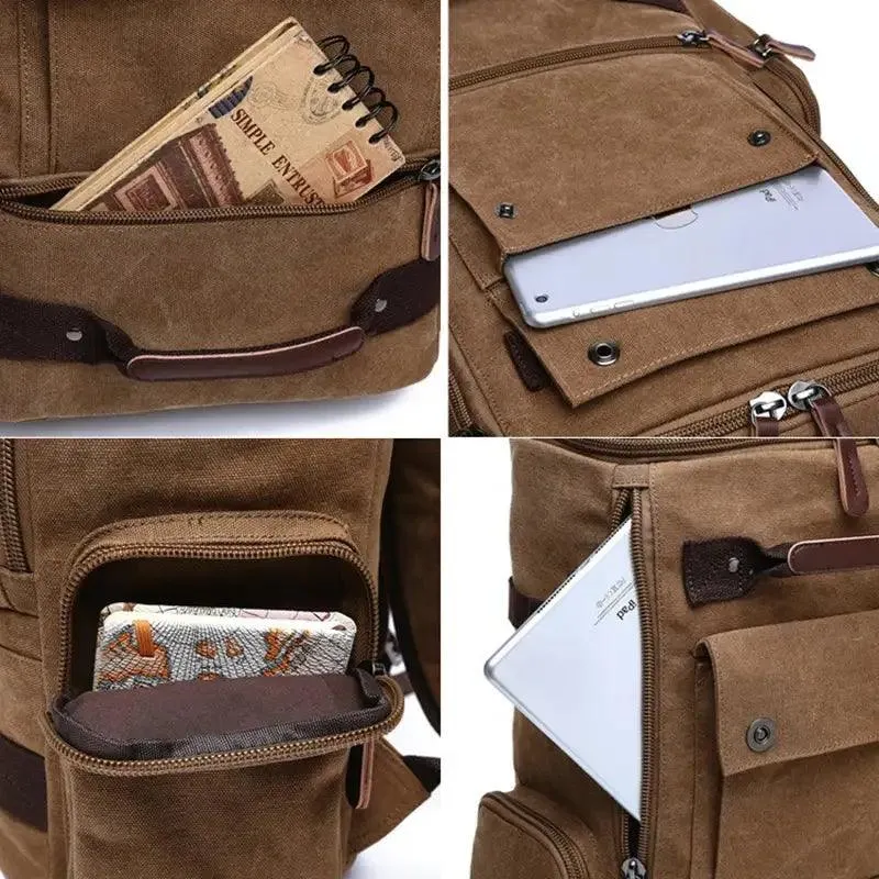 Versatile Canvas Backpack