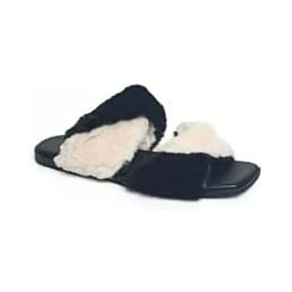 Vhny Women's Twisted Fuzzy Flurry Cozy House Slides Warm Slippers for Indoor Out, 8M