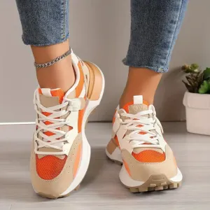 Vilma – Baskets décontractées à blocs de couleurs pour femmes