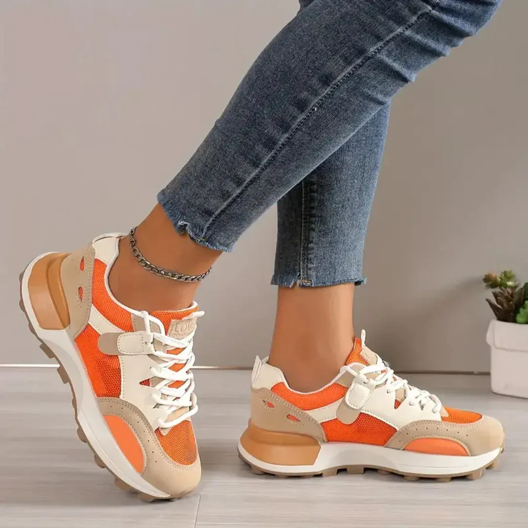 Vilma – Baskets décontractées à blocs de couleurs pour femmes