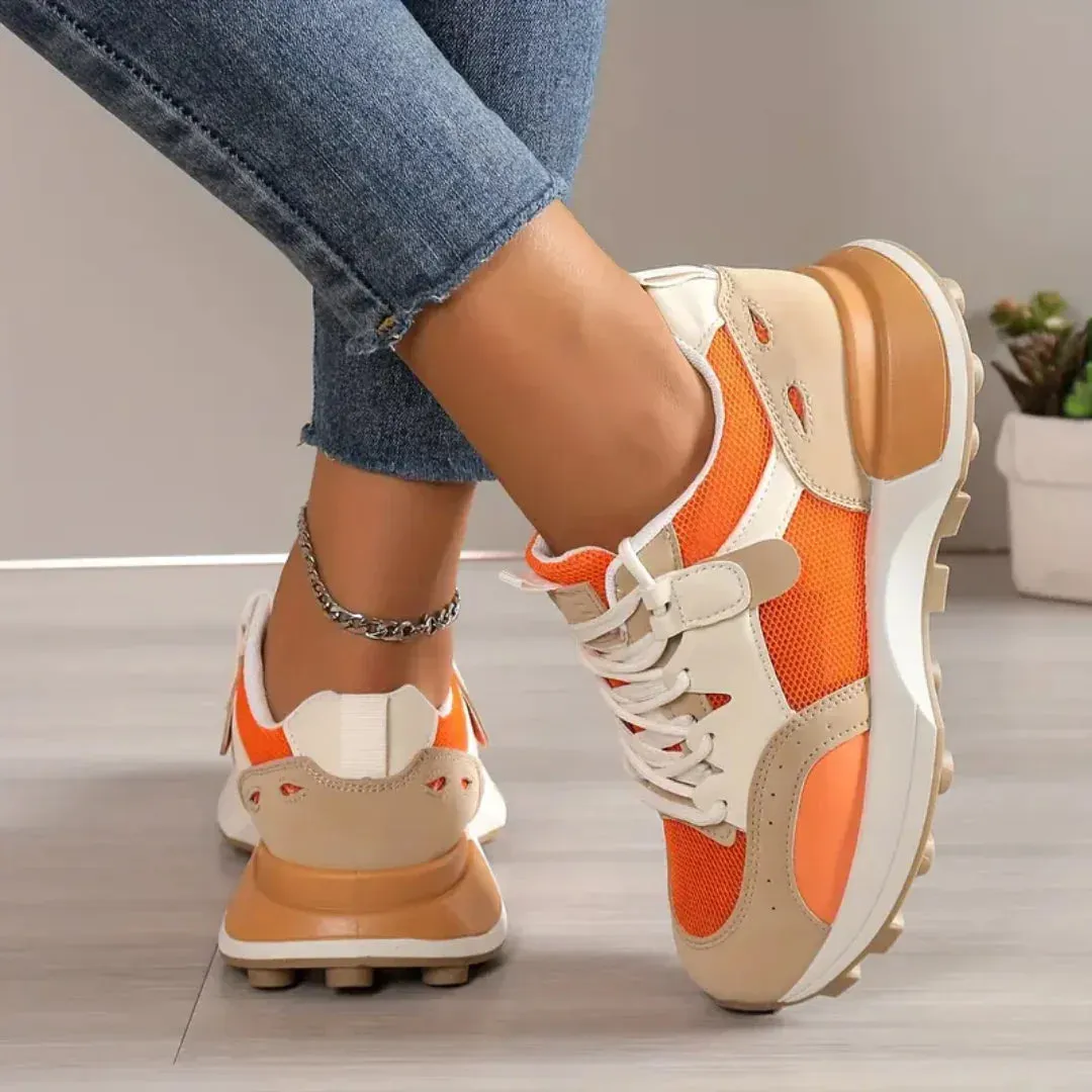 Vilma – Baskets décontractées à blocs de couleurs pour femmes