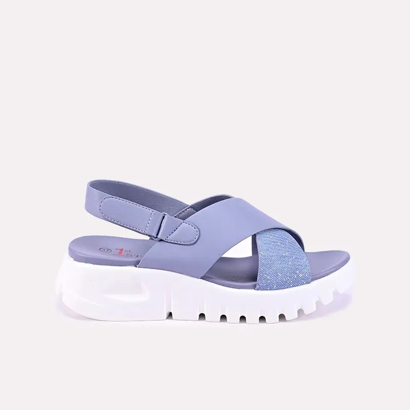 Vina Blue Comfy Sandals 0421310