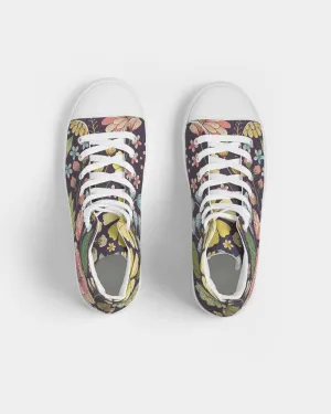 Vintage Botanical Women's High Top Shoes