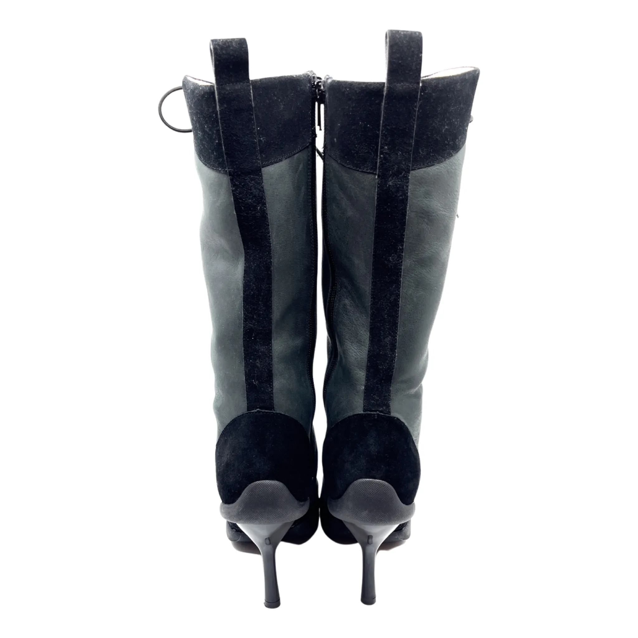 Vintage boxing heel boots