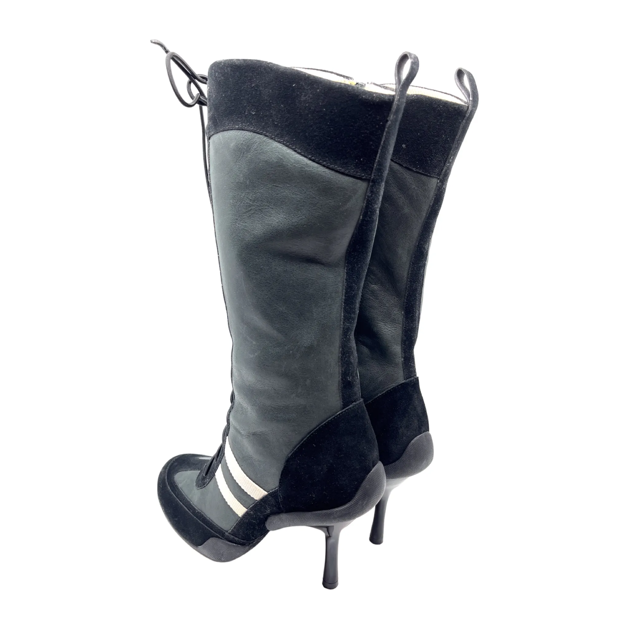 Vintage boxing heel boots