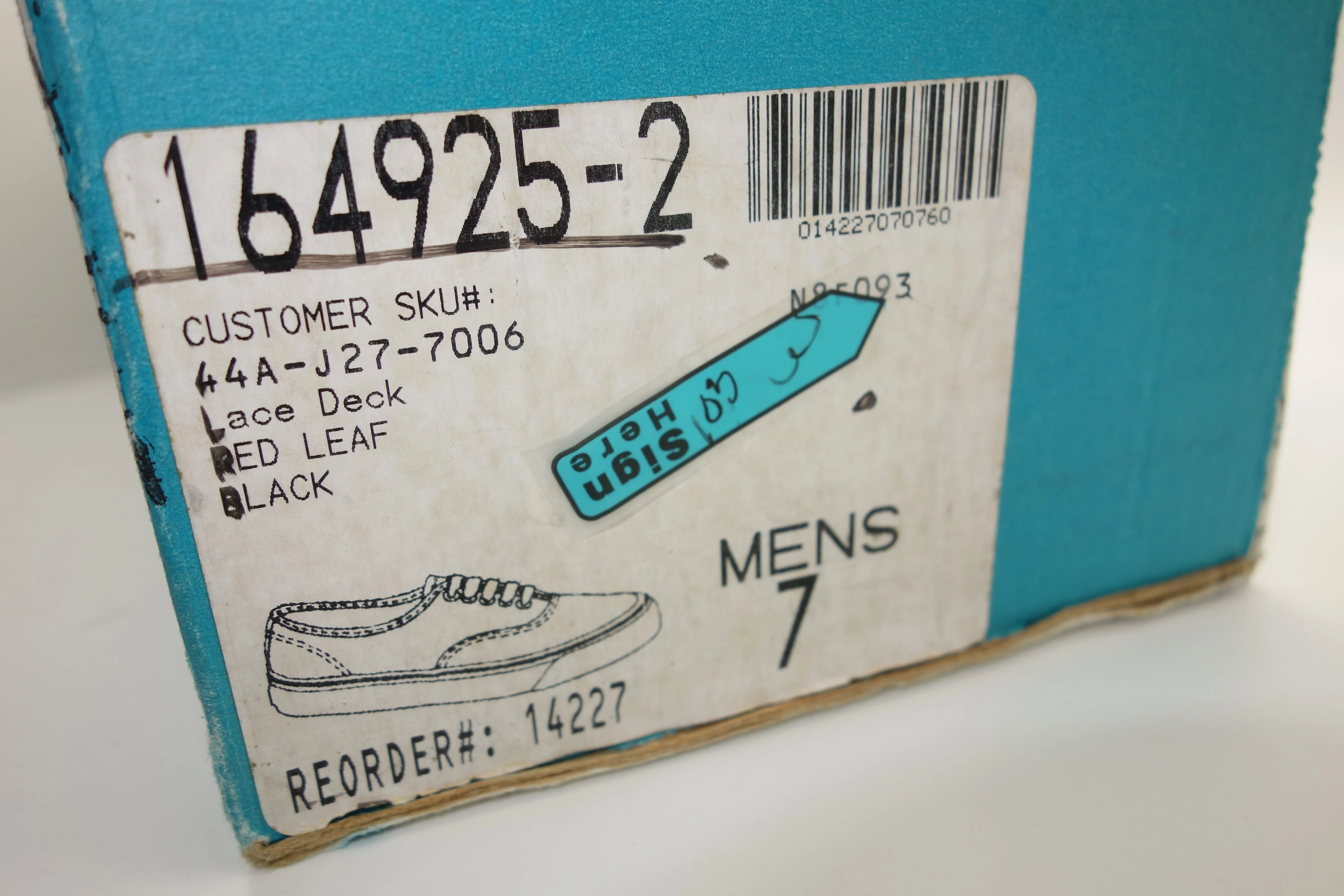 vintage van's style #44 ~ US7