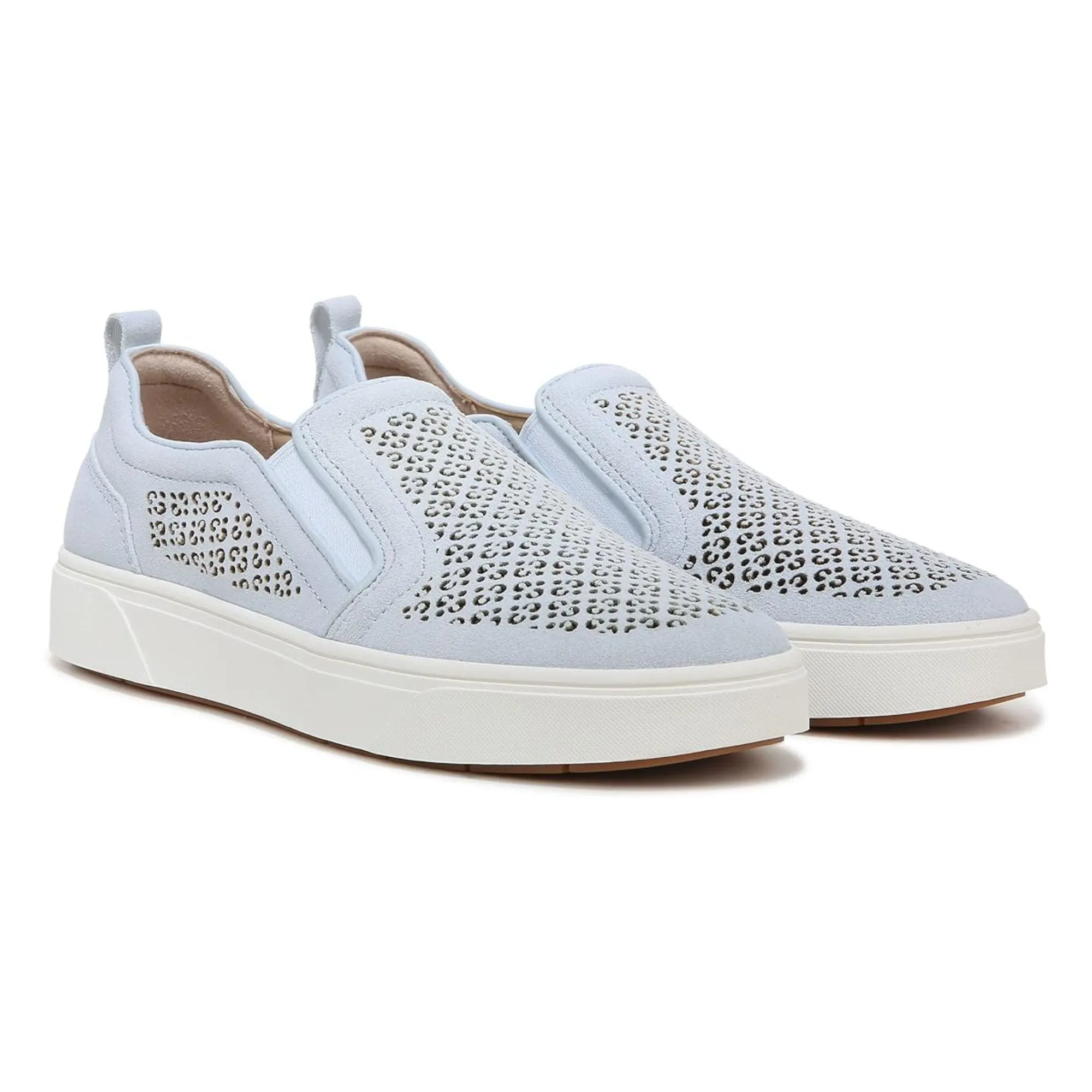 Vionic Women's Uptown Slip-ons Loafer Kimmie Perf Ballad Blue