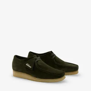 Wallabee Forest Green Suede