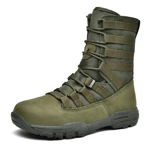 Waterproof Men's Tactical Desert Boots – Versatile and Durable