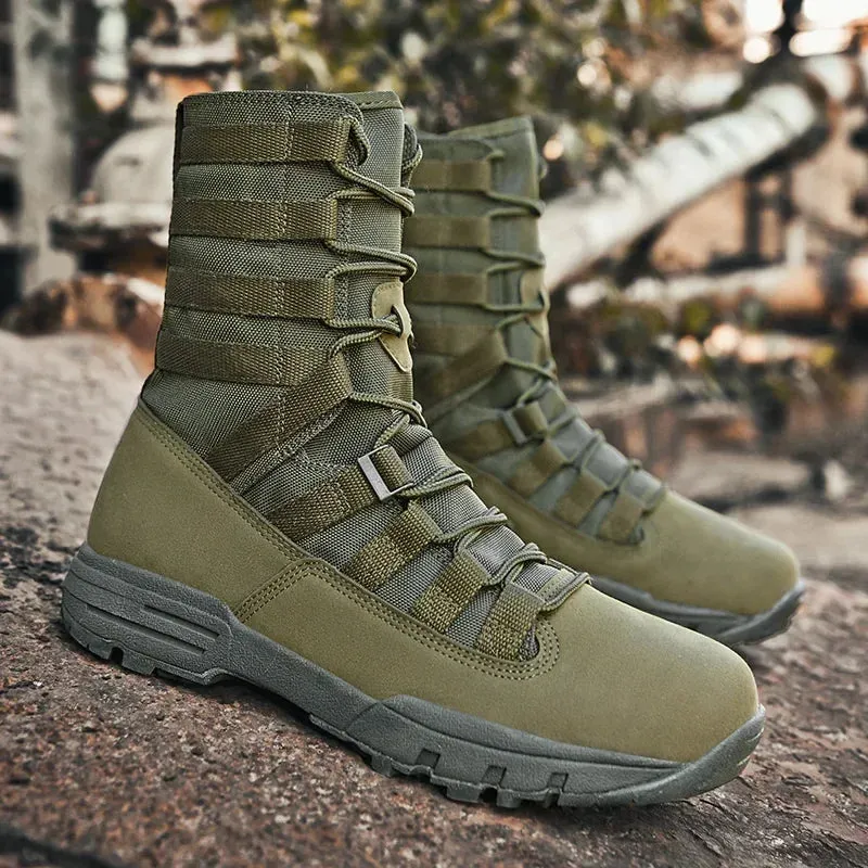 Waterproof Men's Tactical Desert Boots – Versatile and Durable
