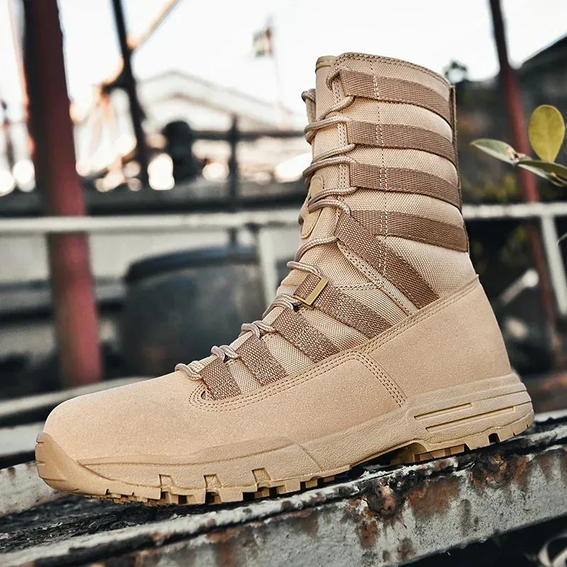 Waterproof Men's Tactical Desert Boots – Versatile and Durable