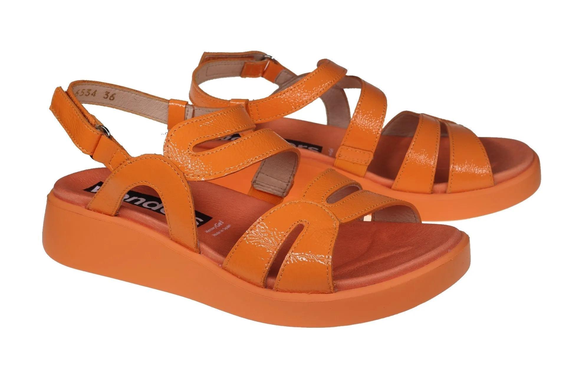 'Wave' women's sandal - Orange