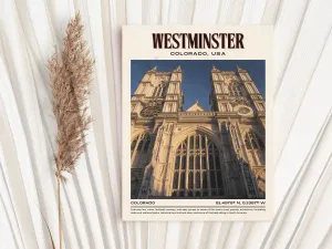 Westminster Vintage Wall Art, Colorado, USA