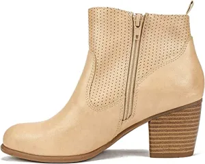 WHITE MOUNTAIN Shoes GRACE Women's Boot, SAND/NAPPA/PU, 7 M